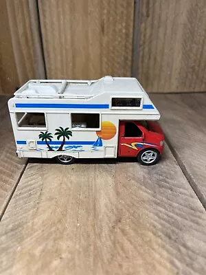 Kinsfun RV Camper Diecast And Plastic Toy Model Motor Home Detailed Interior • $9.99