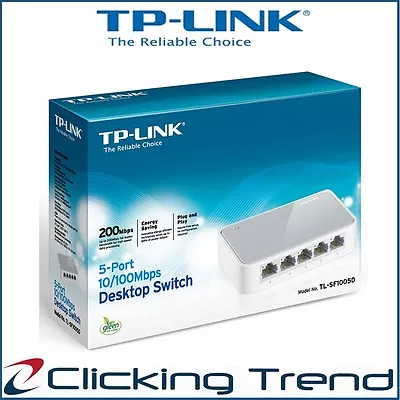 TP-Link 5 Port 10/100Mbps Network Ethernet Switch Hub Desktop Switch TL-SF1005D • $25.95