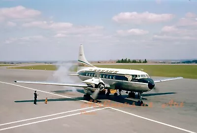 Mohawk Airlines Convair 240 N1014C Starting Engines 1962 8 X12  Color Print • $11.95