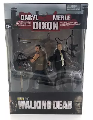 AMC The Walking Dead Daryl & Merle Dixon Deluxe Boxed Set S4 McFarlane Toys • $25