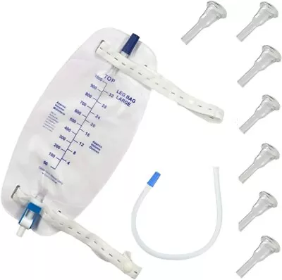 Male Complete Kit Urinary Incontinence One-Week 7-Condom Catheters External Sel • $37.59