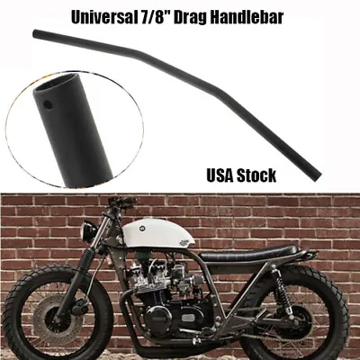 7/8  Handlebars Motorcycle Drag Bar For Harley Yamaha Honda Suzuki Universal • $26.90