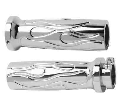 Arlen Ness Grips For Victory Chrome Flamed M-1234 • $83.97