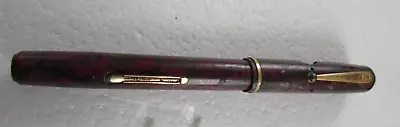 Old Vintage Watermans Ideal 92 Red & Gold Fountain Pen • $91.44