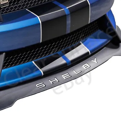 Front Splitter Decal Fits Ford Mustang Shelby GT350 2015 2016 2017 2018 2019 • $18.53