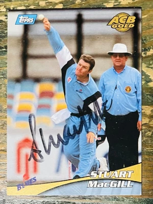 $2.49 • Buy Stuart Macgill Signed 2000 Topps New South Wales Blues NSW Cricket Australia