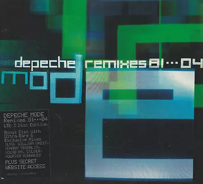 Depeche Mode Remixes 81 ... 04 - 3 Disc Box Set With Booklet • $25.46