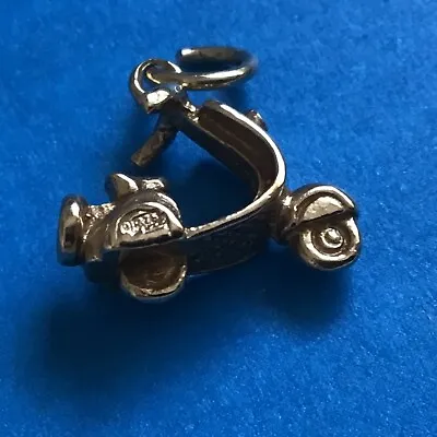 £62 • Buy Vintage 9ct Gold Scooter  Charm  For Bracelet Or Pendant.