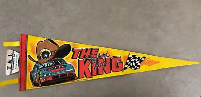 Richard Petty The King #43 Pontiac Vintage NASCAR Felt Banner Pennant • $49.99