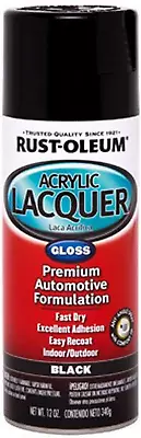 253365 Automotive Acrylic Lacquer Spray Paint Gloss Black 12 Fl Oz • $11.67