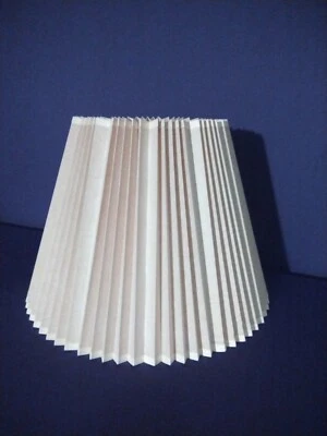 £95.37 • Buy Vintage Stiffel Pleated Lampshade Stiff Mauve Beige Tan 14 X 16
