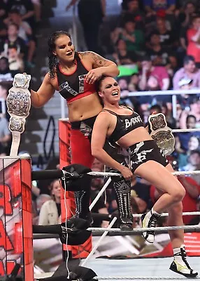 RONDA ROUSEY & SHAYNA BASZLER 8x10 COLOR PHOTO ROH ECW WWE NXT AEW IMPACT 51 • $7.96