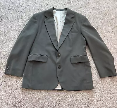 Haggar Mens Blazer Jacket Sports Coat 40S Green Suit Separate Two Button • $27.28