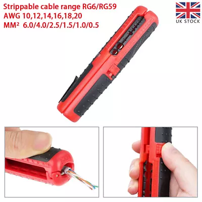 Multifunctional Cable Wire Stripper Cutters Cable Wire Stripping Tool 125mm • £12.99