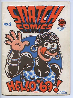 SNATCH COMICS #2 - 5.0 OW-W - Digest-size Comix - 1st Printing - Crumb • $360