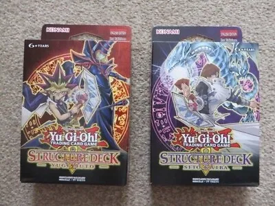 YuGiOh! Yugi Muto/Moto Seto Kaiba Structure Deck - Sealed/NEW - 1st Edition • £129.99