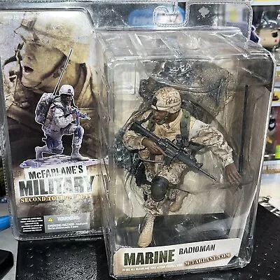 2005 McFarlane Toys Military 2nd Tour Duty MARINE RADIOMAN Figure Black Variant • $39.99