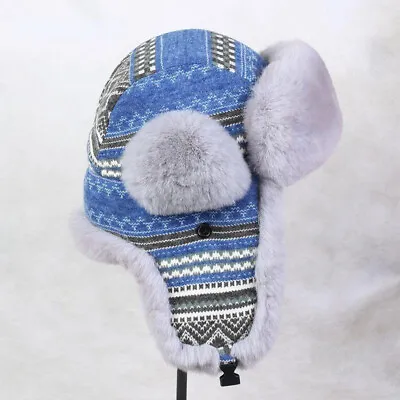 £37.14 • Buy Men Kids Trapper Hat Cap Ski Ushanka Russian Cossack Faux Fur Winter Cute