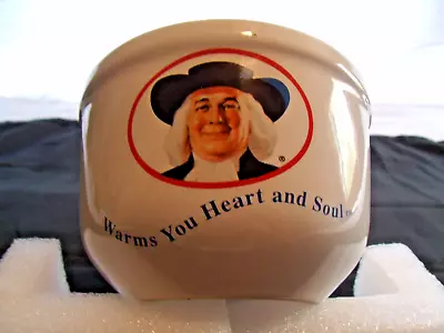 Vintage 1999 Quaker Oats Company Oatmeal Ceramic Bowl  Warms You Heart And Soul  • $9.99