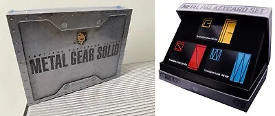 Metal Gear Solid Snake Limited Link Key Cards Figure Statue Foxhound Box SET MGS • £87.49