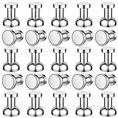 25 Pack Small Magnets Refrigerator Magnets Push Pins Tiny Whiteboard Magnets ... • $11.04