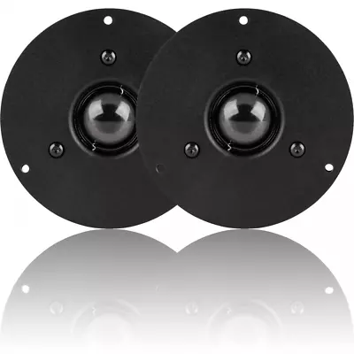 2 X 1  Silk Dome 80w Hi-Fi Tweeter Speaker Loudspeaker Upgrade Replacement • £21.75