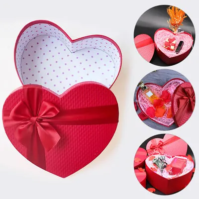 £9.59 • Buy 1Pc Red Heart Shaped Candy Boxes Gift Box Packaging Boxes Valentine's Day