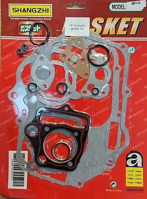 FULL GASKET SET FOR LIFAN  125cc PIT BIKE ENGINE 52.4mm BORE Round Oil HOLE • £9.99