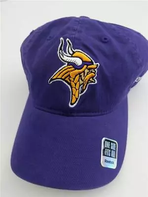 New Minnesota Vikings Mens Size OSFA Reebok Flex Fit Purple Hat $22 • $10.59