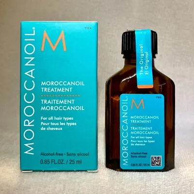 Moroccan Oil Original Treatment TRAVEL Sz .85oz 25ml New In Box Sealed • $17.89