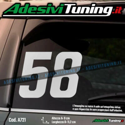 Adesivi Ufficiali Marco Simoncelli - Sic58-U, Multicolore, In PVC - Foto 9