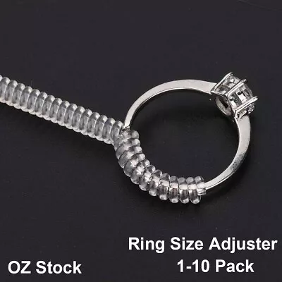 Ring Size Adjuster Reducer Spiral Invisible Snugs Guard Resizer Jewellery Tool • $3.50