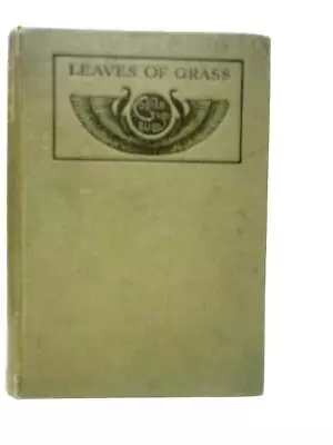 Leaves Of Grass (Walt Whitman - 1923) (ID:35340) • £20.99