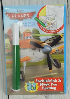 Planes Magic Pen Book Invisible Ink & Magic Pen Painting 2-in-1 Activities 3+  • $8.75