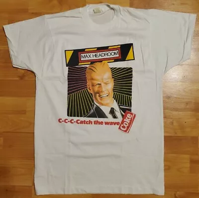 Vintage Single Stitch Max Headroom Coke 1986 Promo Shirt Size L NWOT • $100