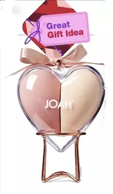 JOAH Melt My Heart Blending Sponges With Heart Shaped Storage Case New • $10