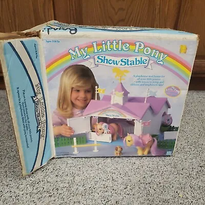 VTG 1983 My Little Pony G1 Show Stable Authenitc With Original Box *INCOMPLETE* • $60.86