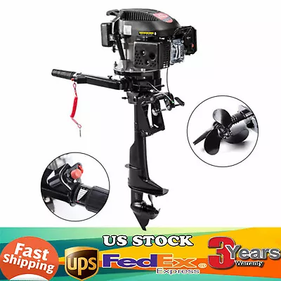 HANGKAI 6HP 4 Stroke Heavy Duty Outboard Motor Boat Engine Air Cooling System • $470