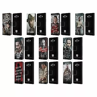 Amc The Walking Dead Rick Grimes Legacy Leather Book Case For Samsung Phones 2 • $17.55