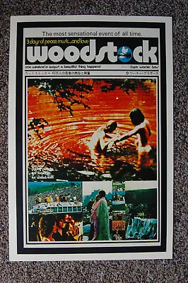 Woodstock Tour Poster #11  3 Days Of Peace And Music - • $5