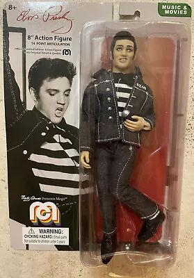 Mego Elvis Presley Jailhouse Rock Articulated 8  Action Figure New W/ Magnet  • $12