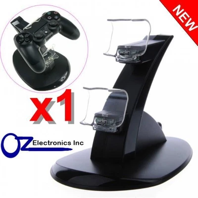 $9.90 • Buy Dual PS4 Wireless & Wired Controller Charging Stand USB Cable BRAND NEW