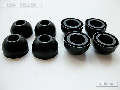 New 8pcs Black Large (L) Replacement Earbuds Tips For Motorola S9-hd S9 Headsets • $12.99