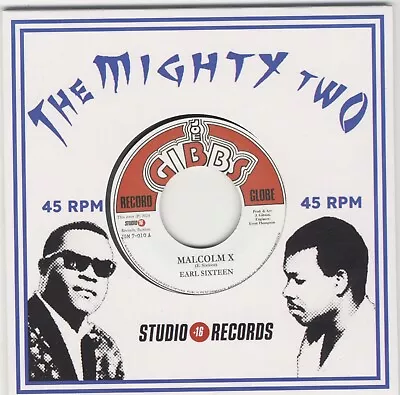 Earl Sixteen The Mighty Two ‎– Malcolm X LTD 7   JOE GIBBS ROOTS DUB • £9.99