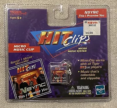 Hit Clips Micro Music Clip Tiger NSYNC This I Promise YouNew Sealed Vintage 2000 • $30