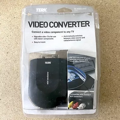 Terk RF Modulator Mini Video Converter TV AV Switch • $12.99