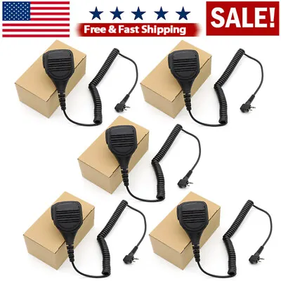 5Pack Speaker Mic For Motorola PRO2150 PRO3150 CP200 CP200D CP200XLS PR400 Radio • $59.39