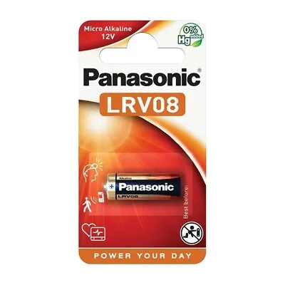 Panasonic A23 LRV08 Alkaline Battery MN21  23A V23GA E23A  8LR932 • £2.59