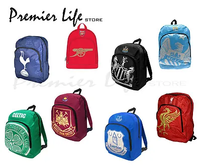 Football School Backpack - Coloured - Liverpool Arsenal Manchester United Celtic • £16.80