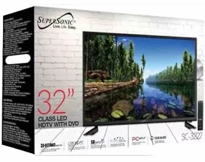 SuperSonic SC-3222 32  HD LED Smart TV - Black • $99.99